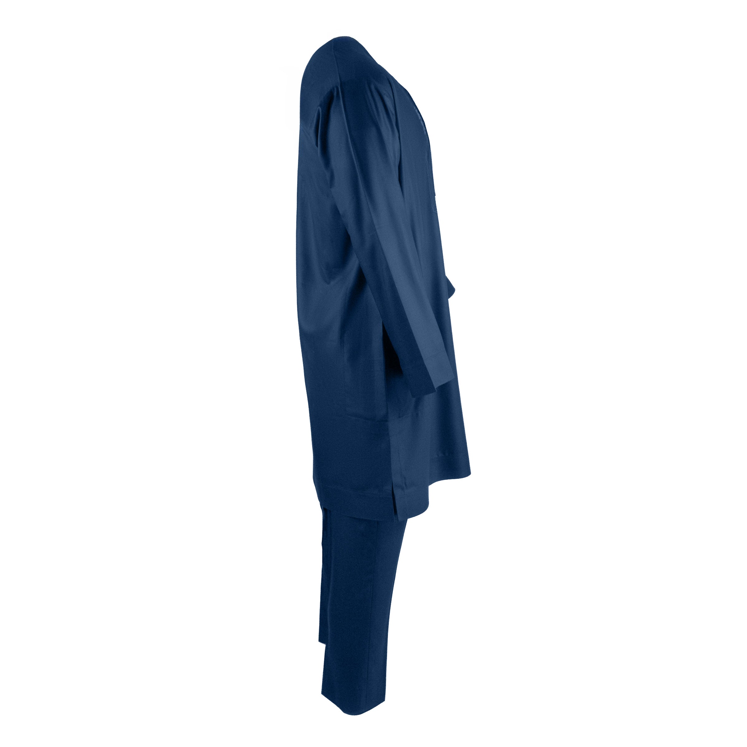 Agbada / Baban Riga Set – Navy 007