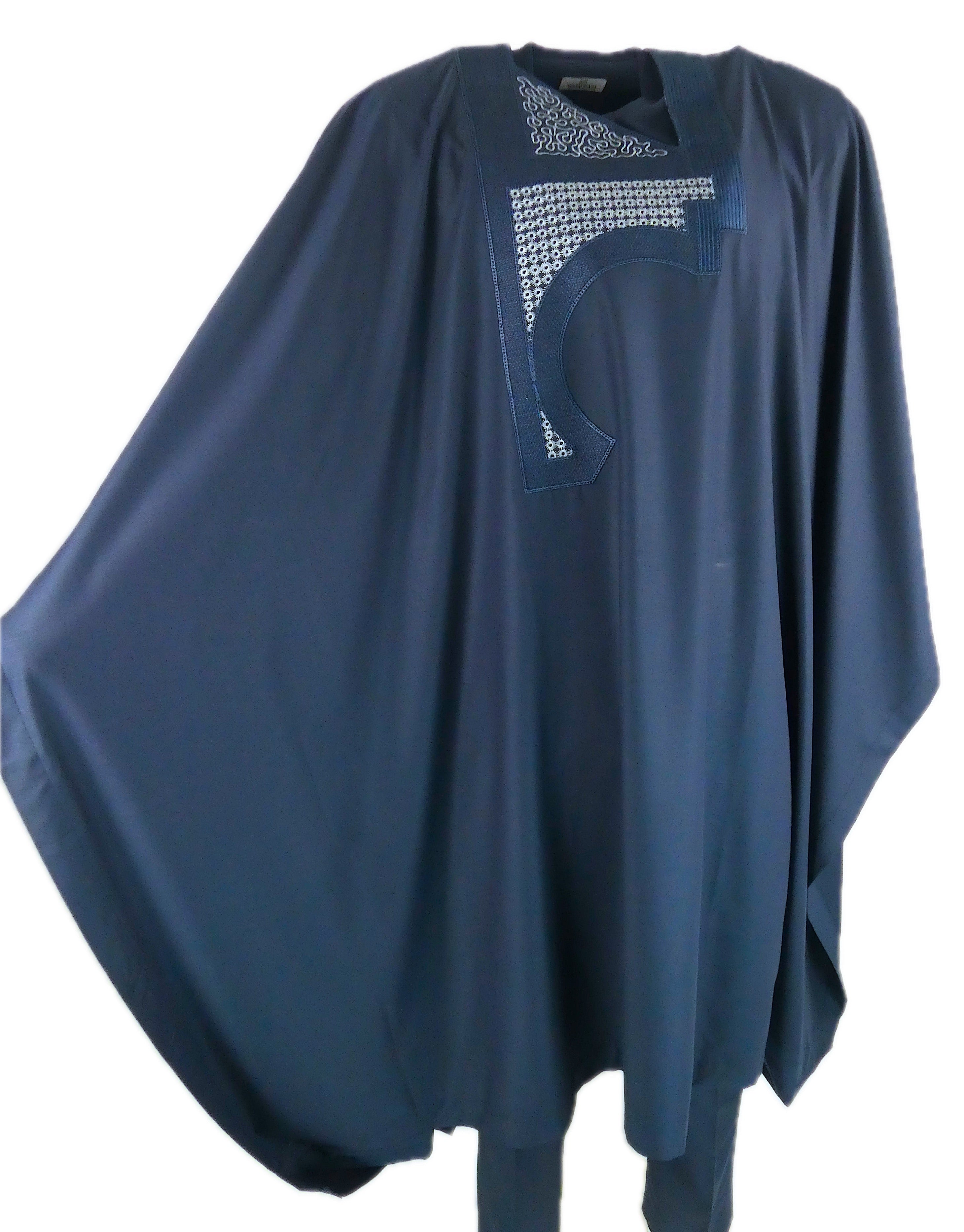 Agbada / Baban Riga Set – Navy 008