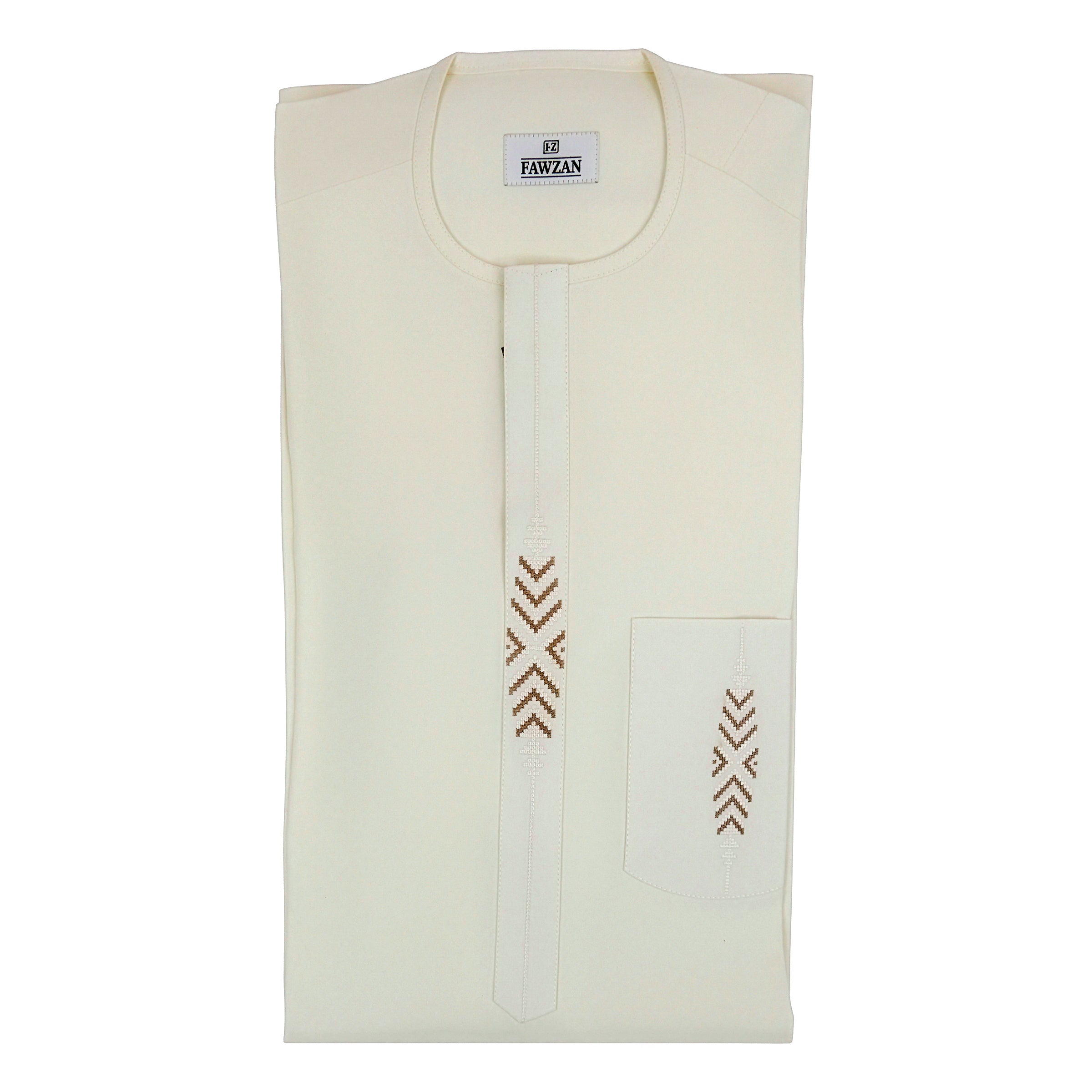 Agbada / Baban Riga Set – Cream 003