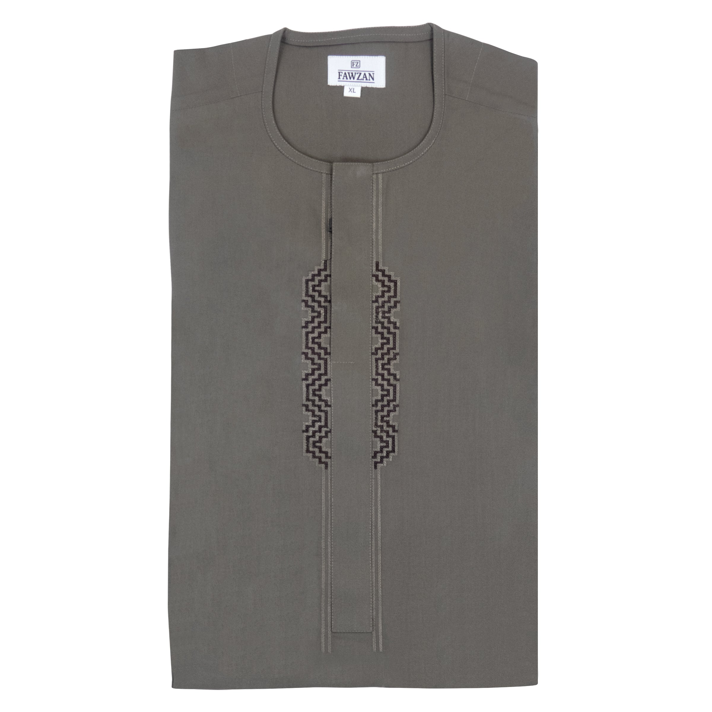 FAWZAN Taupe Kaftan Set #Design_D092