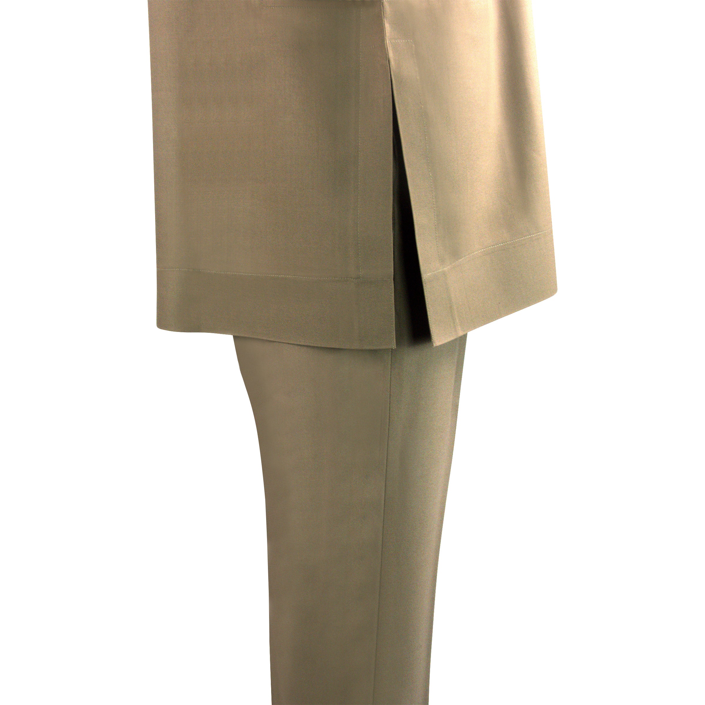 FAWZAN Tan Kaftan Set