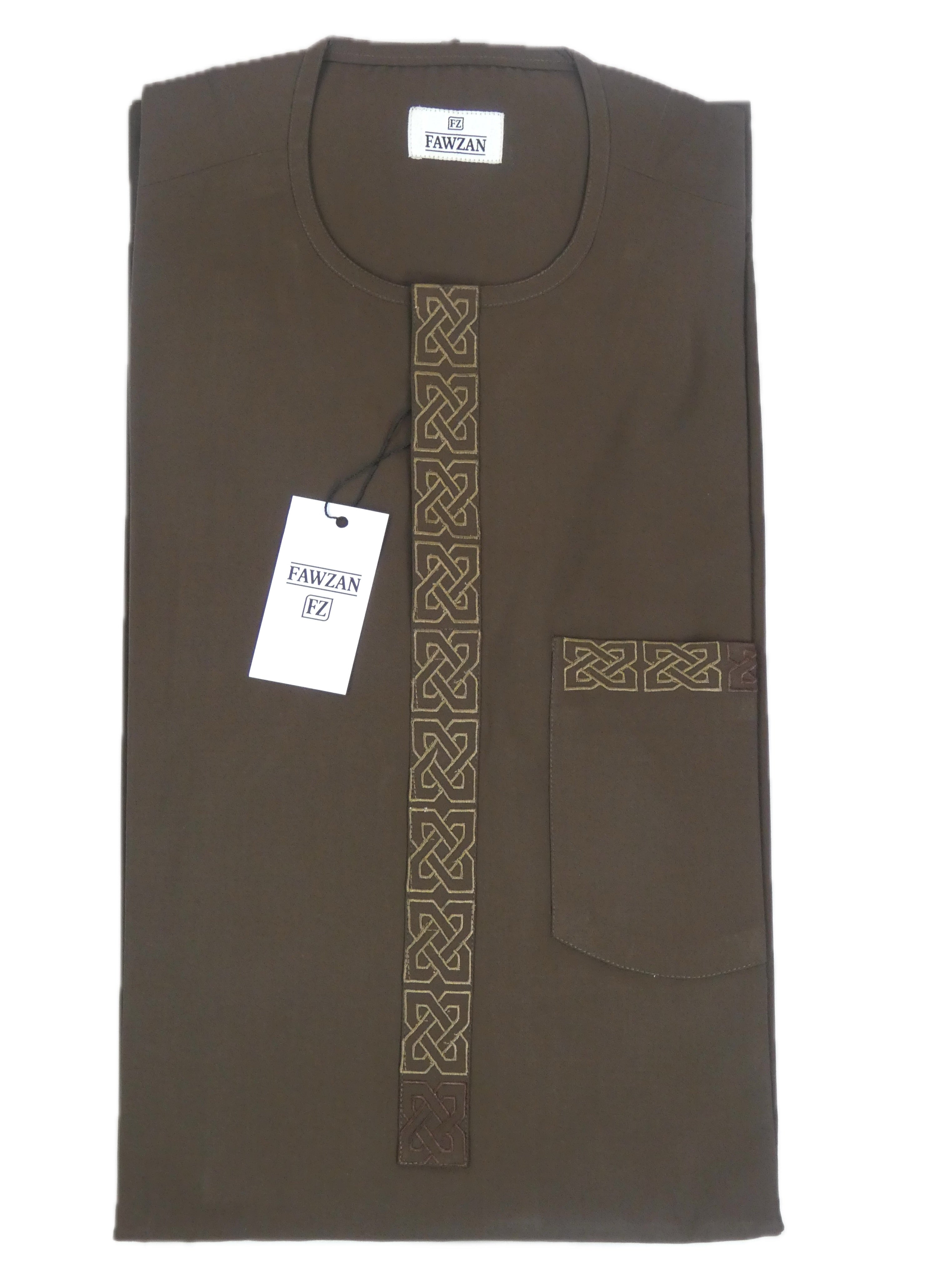 Kaftan Set – Olive Brown 082