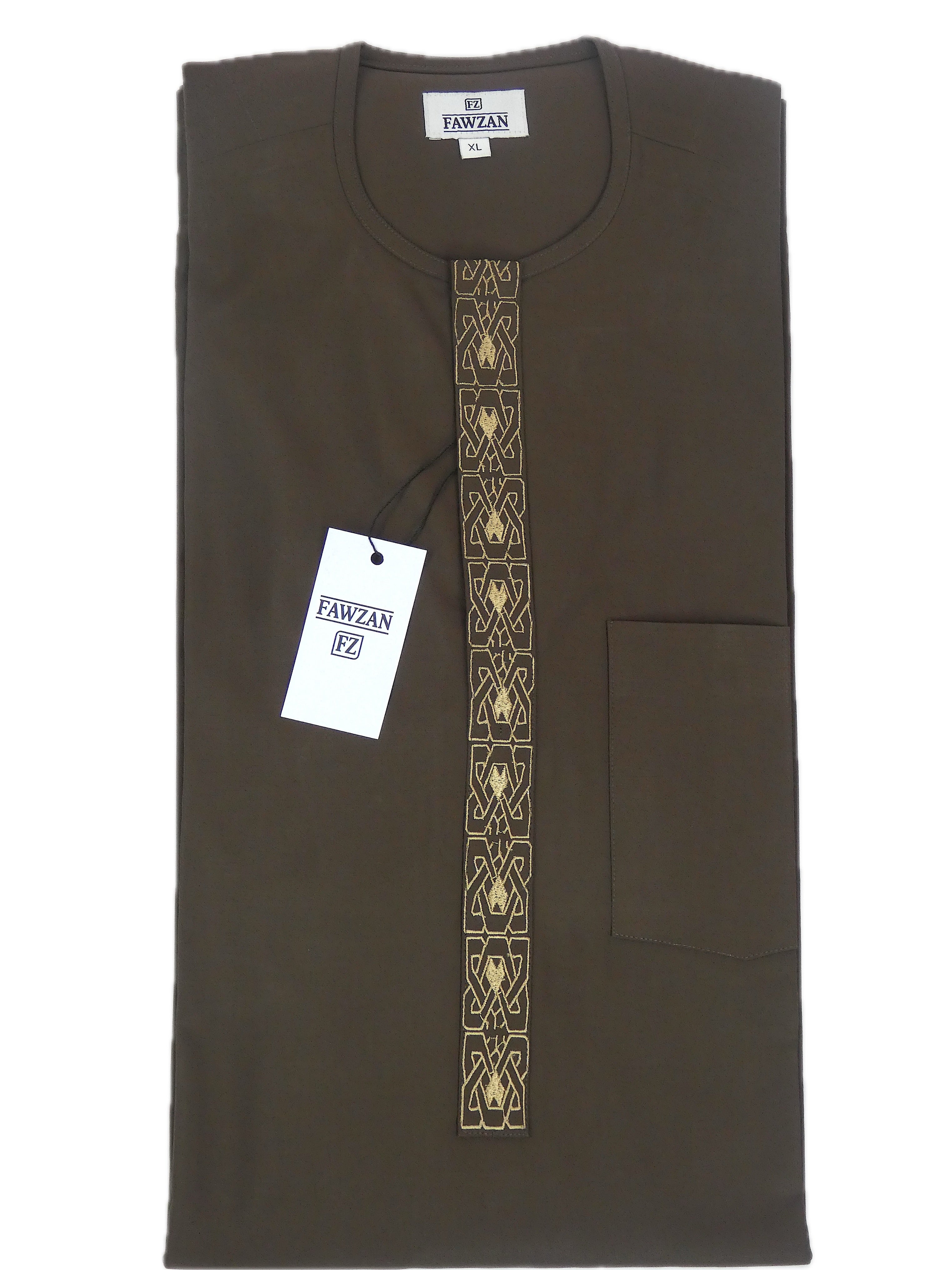 Kaftan Set – Olive Brown 081