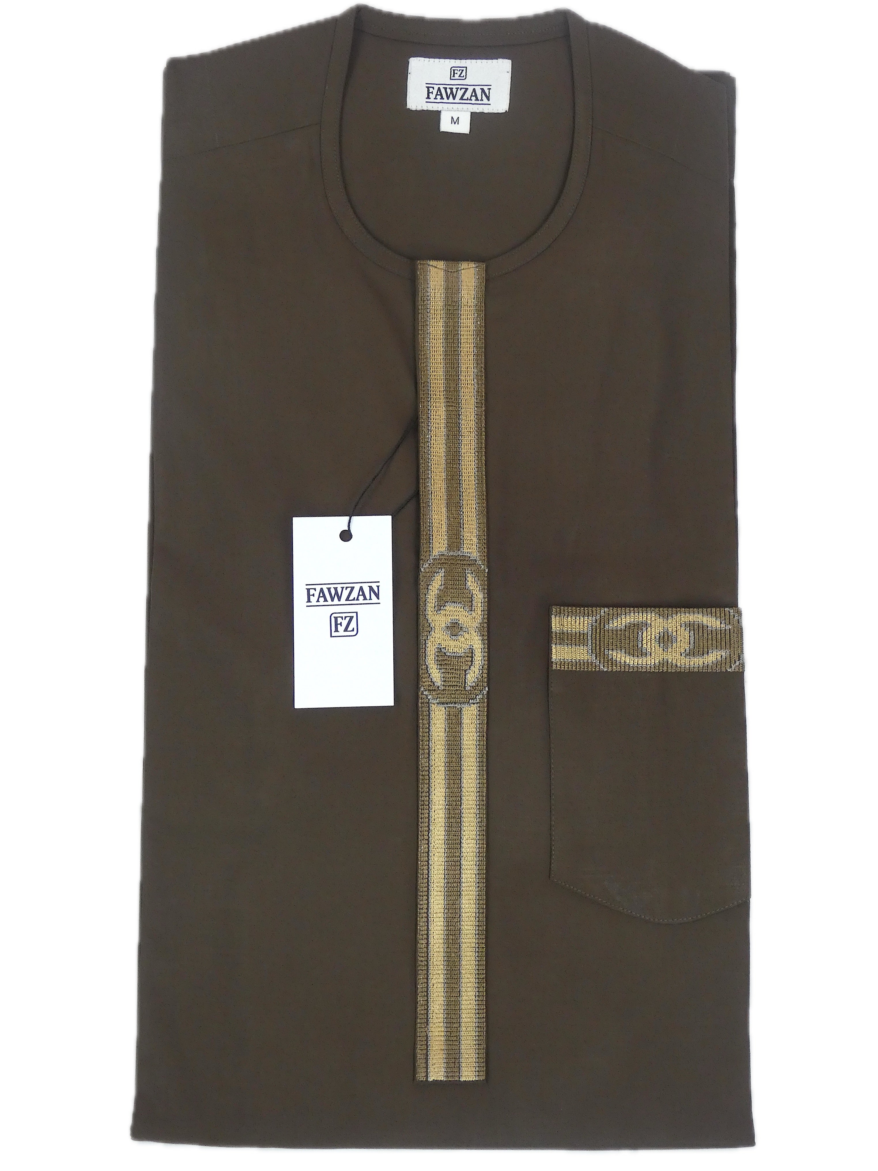 Kaftan Set – Olive Brown 079
