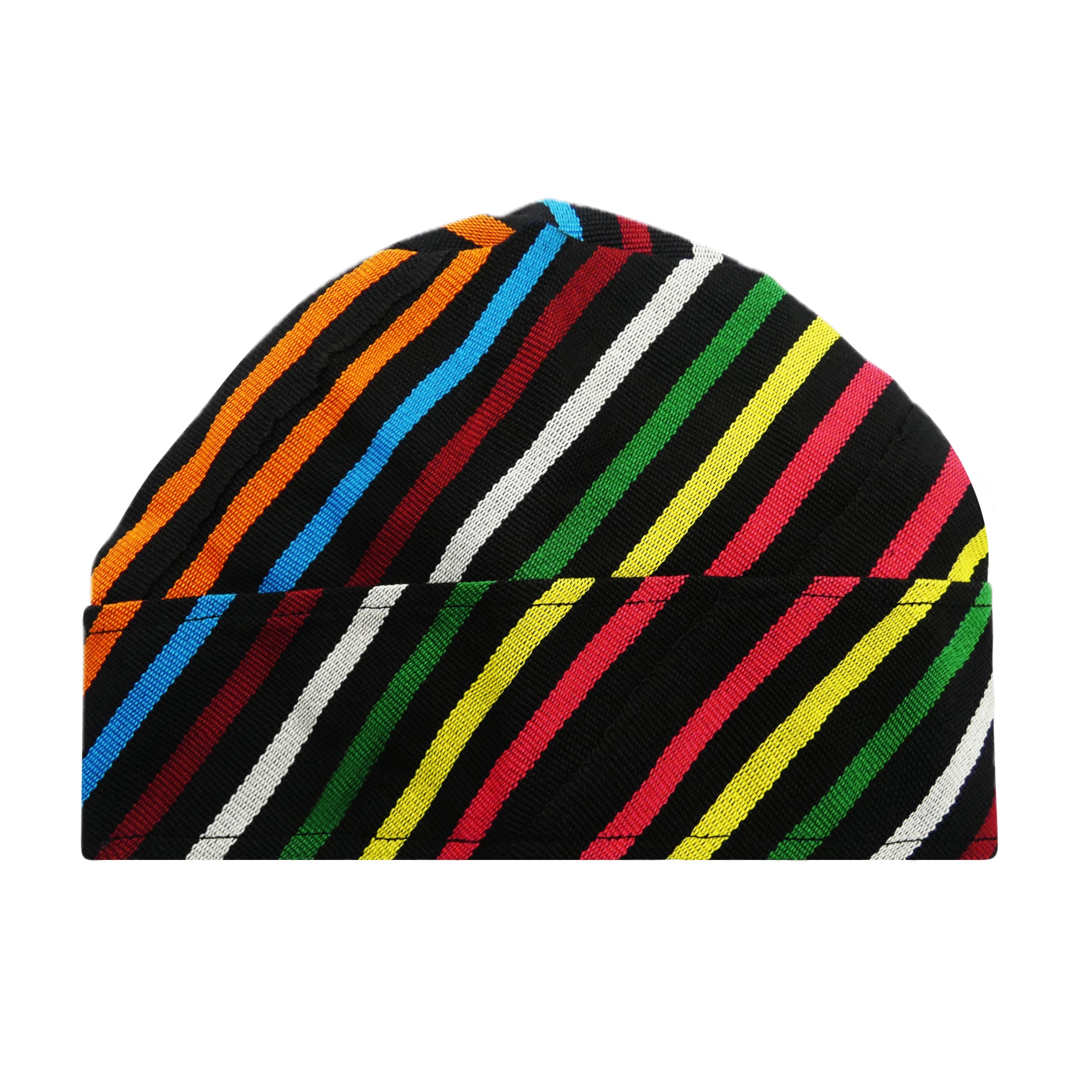 Multi-Colour Yoruba Fila – Folded Base