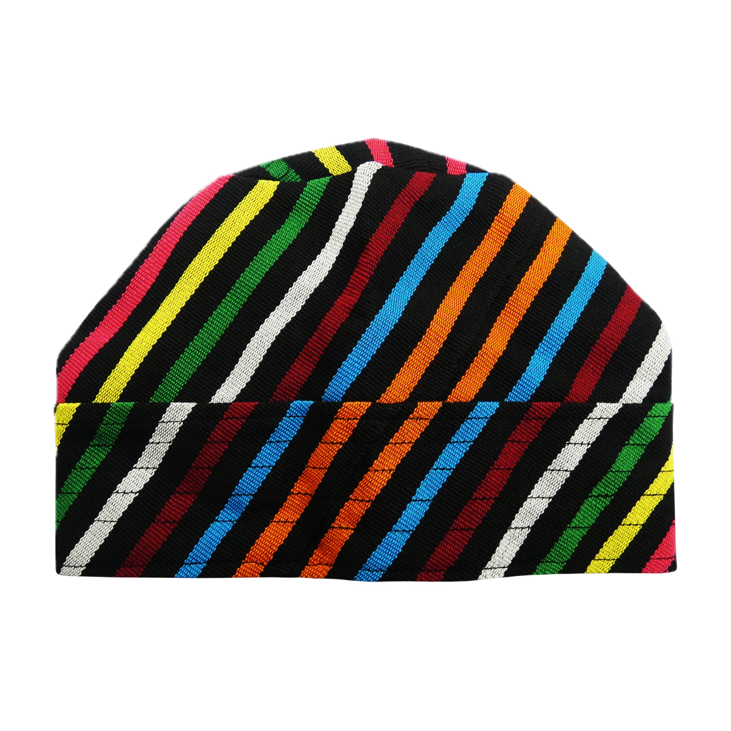 Multi-Colour Yoruba Fila – Multi-Stitched Base