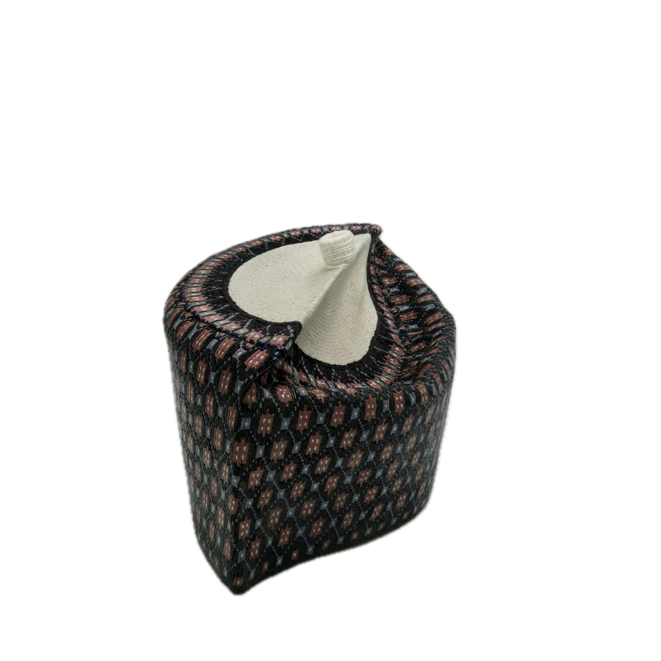 Hausa Hula Cap – Brown & Black 005