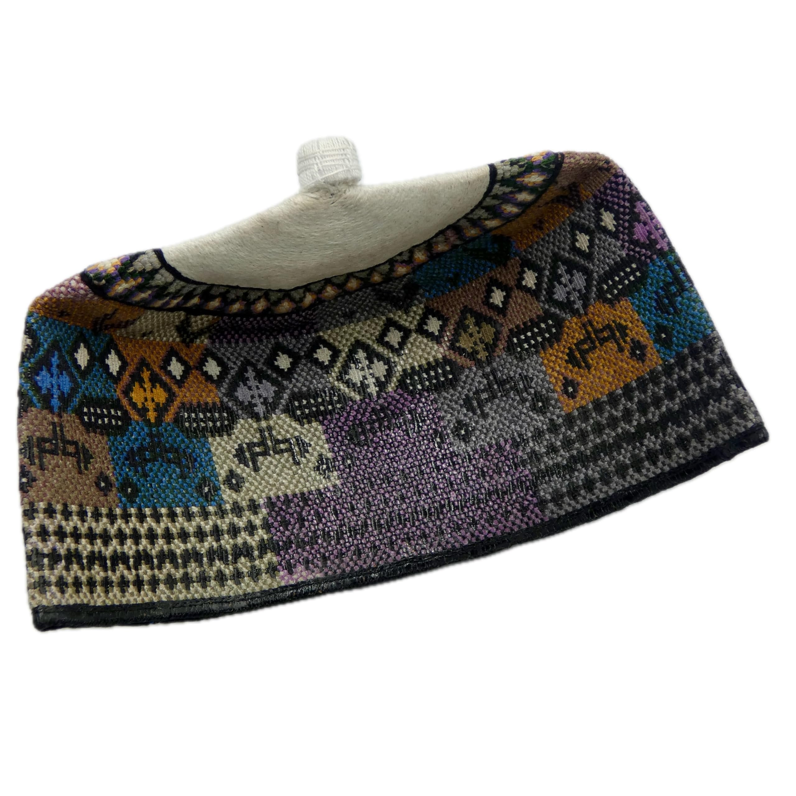 Hausa Hula Cap – Patchwork Multicolor 029