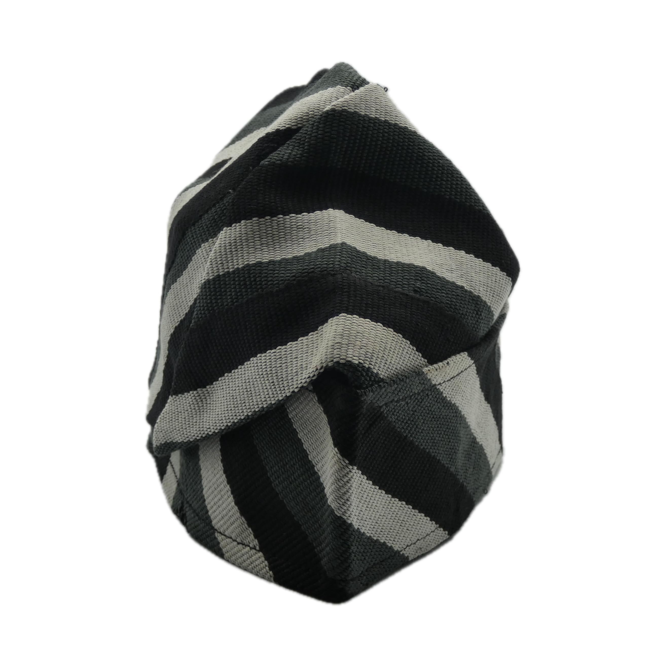 Black & Grey Yoruba Fila – Folded Base