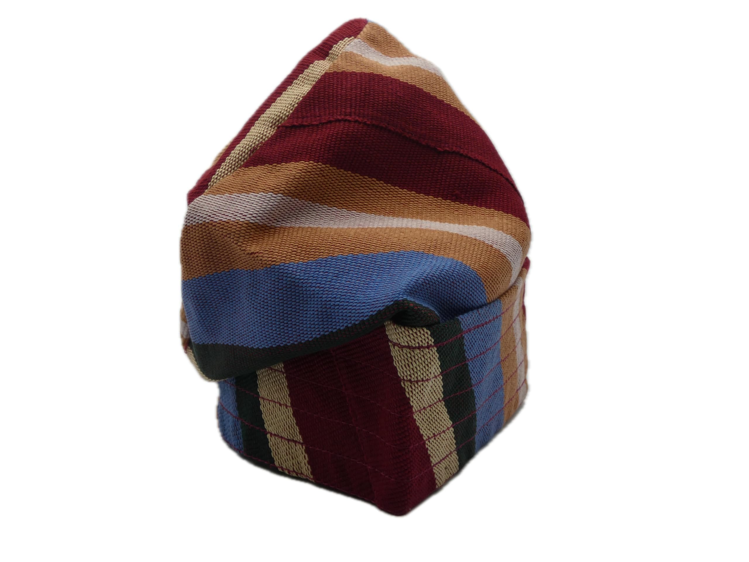 Multi-Colour Yoruba Fila – Multi-Stitch Base