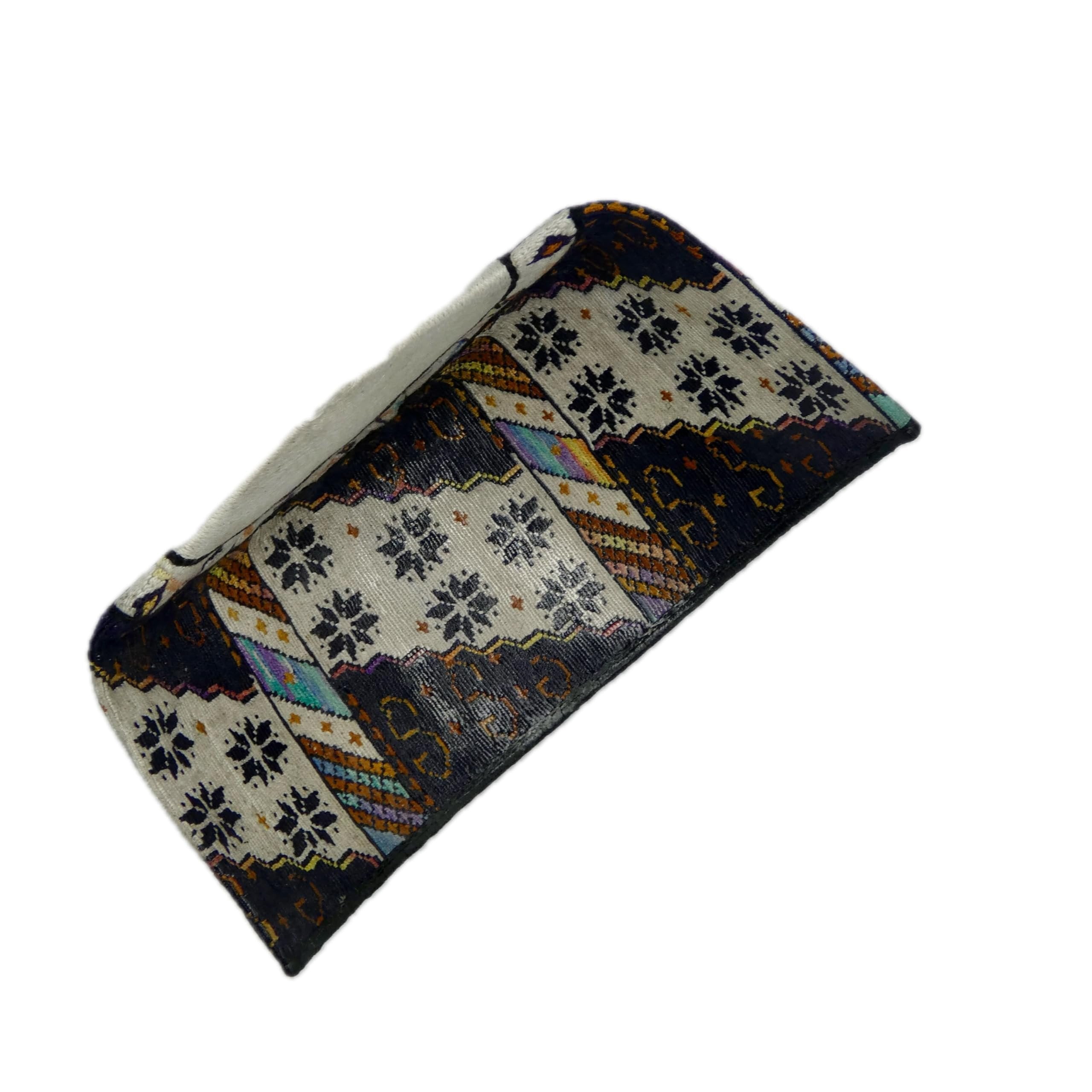 Hausa Hula Cap – Multicolor White & Black 009