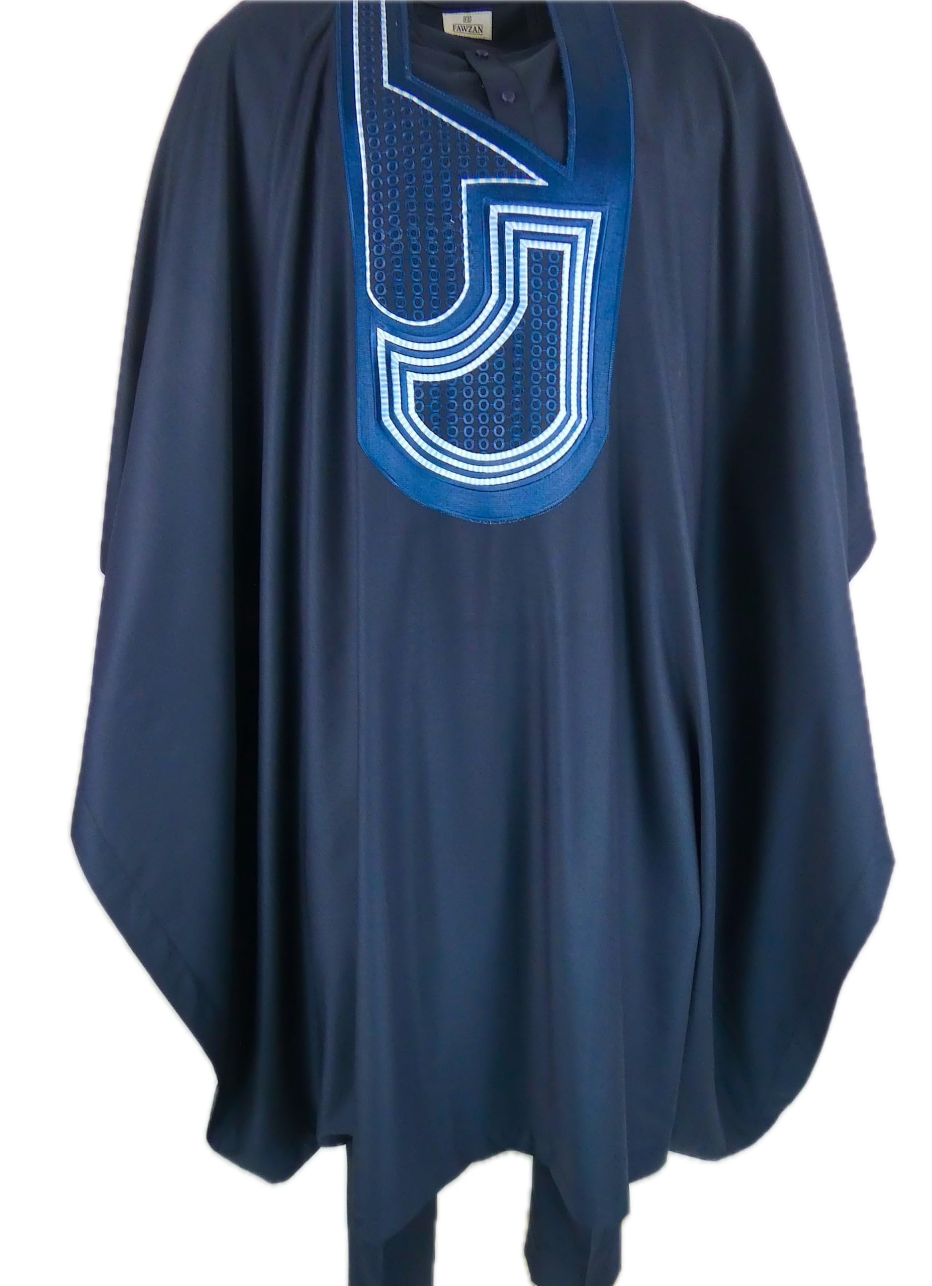 Agbada / Baban Riga Set – Navy 007