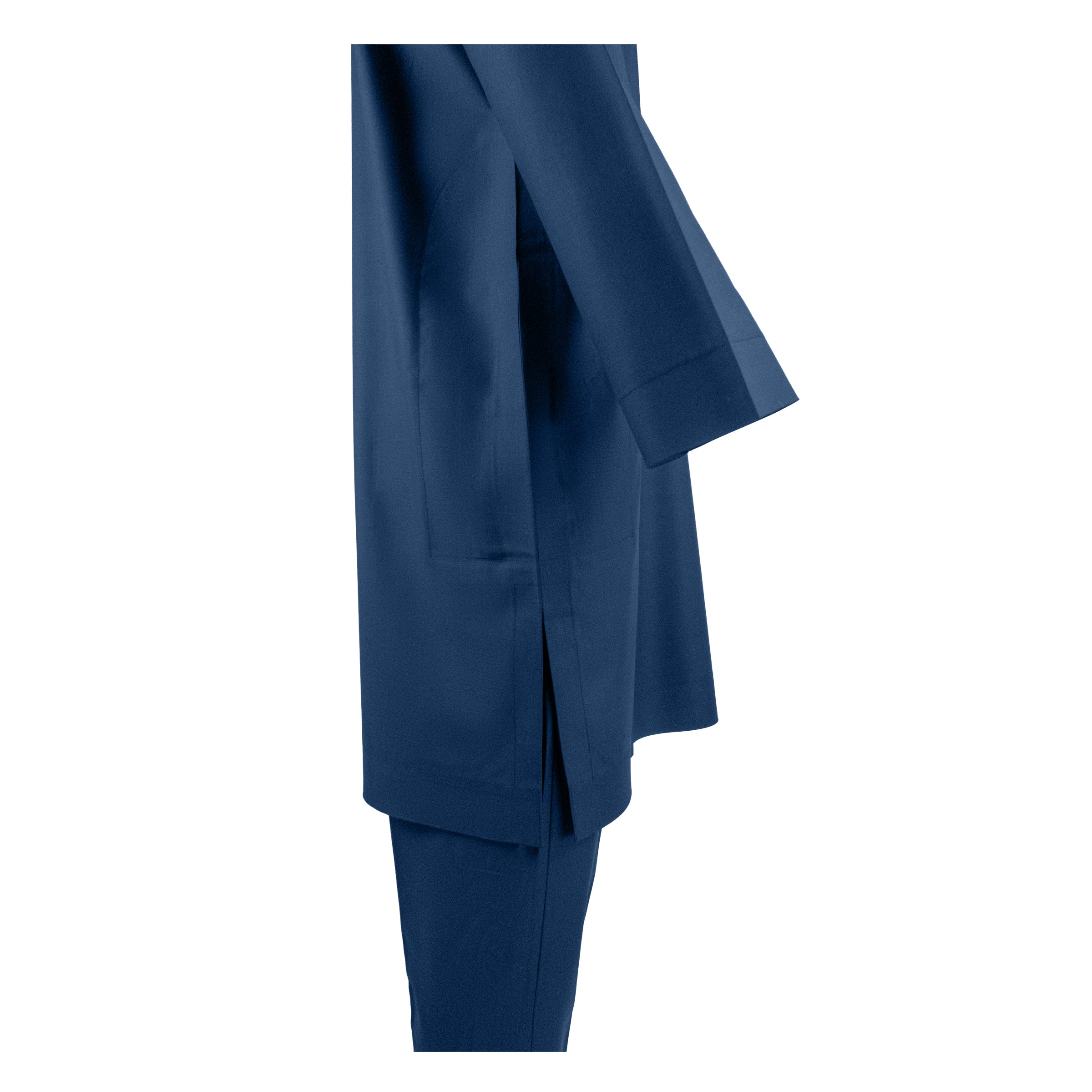 FAWZAN Navy Blue Kaftan Set 