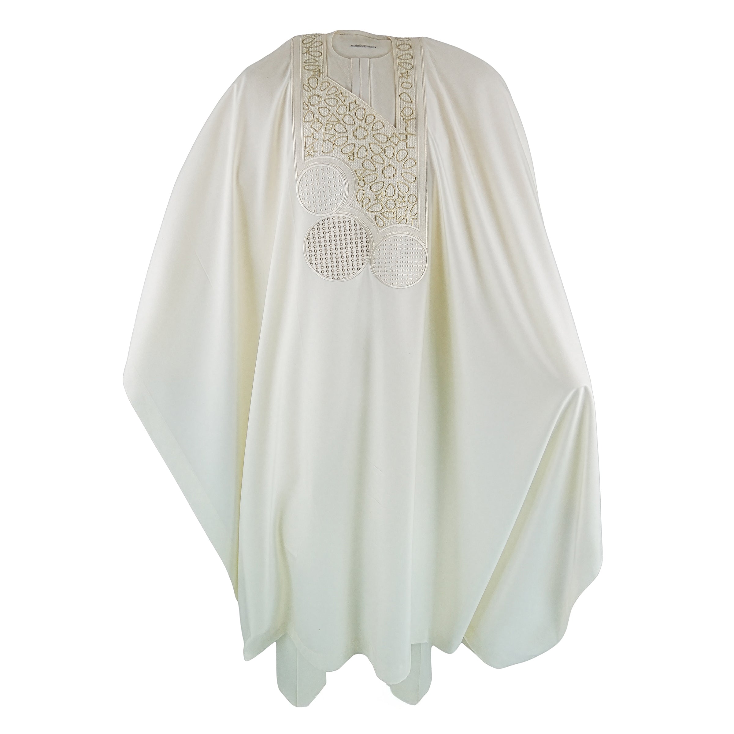 Agbada / Baban Riga Set – Cream 003