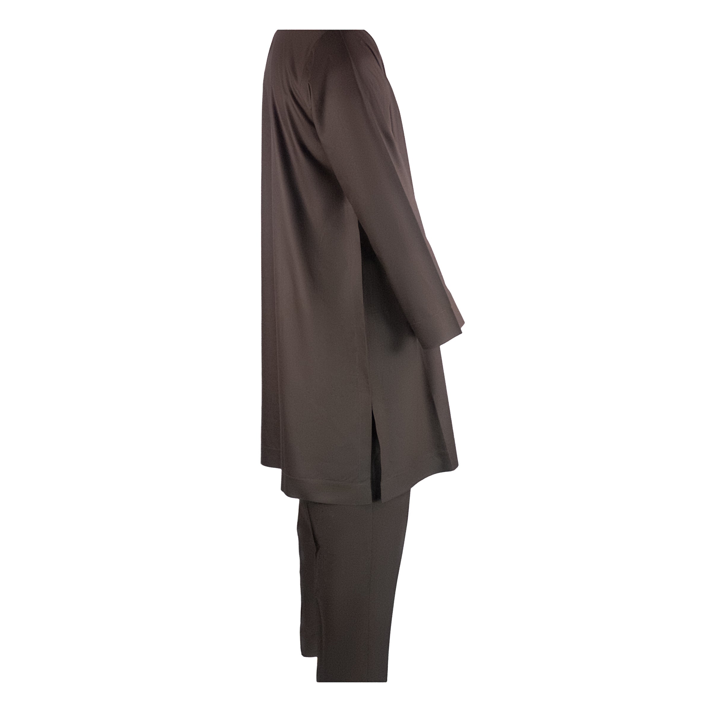 FAWZAN Chocolate Kaftan Set 