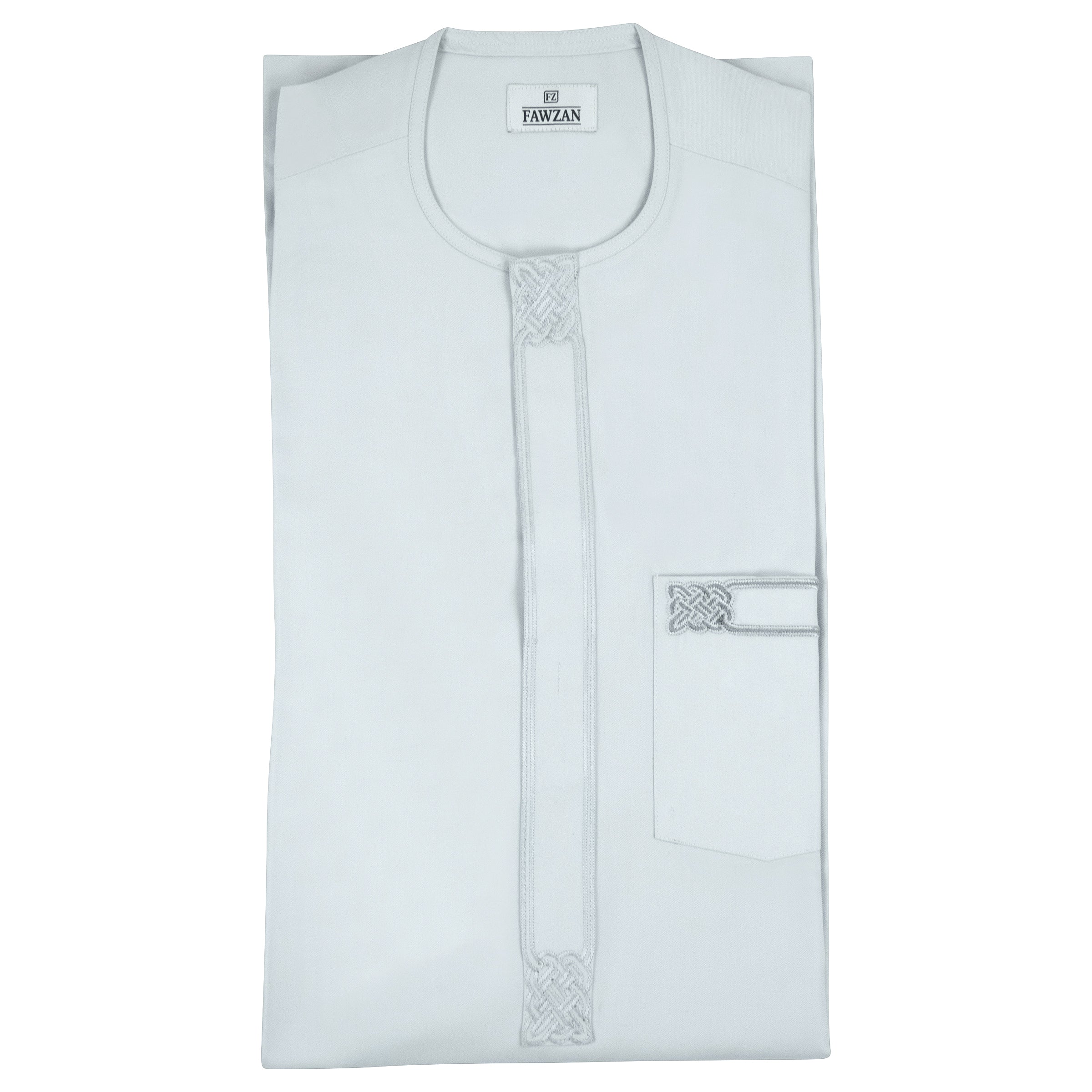 FAWZAN Sky Blue Kaftan Set #Design_D024