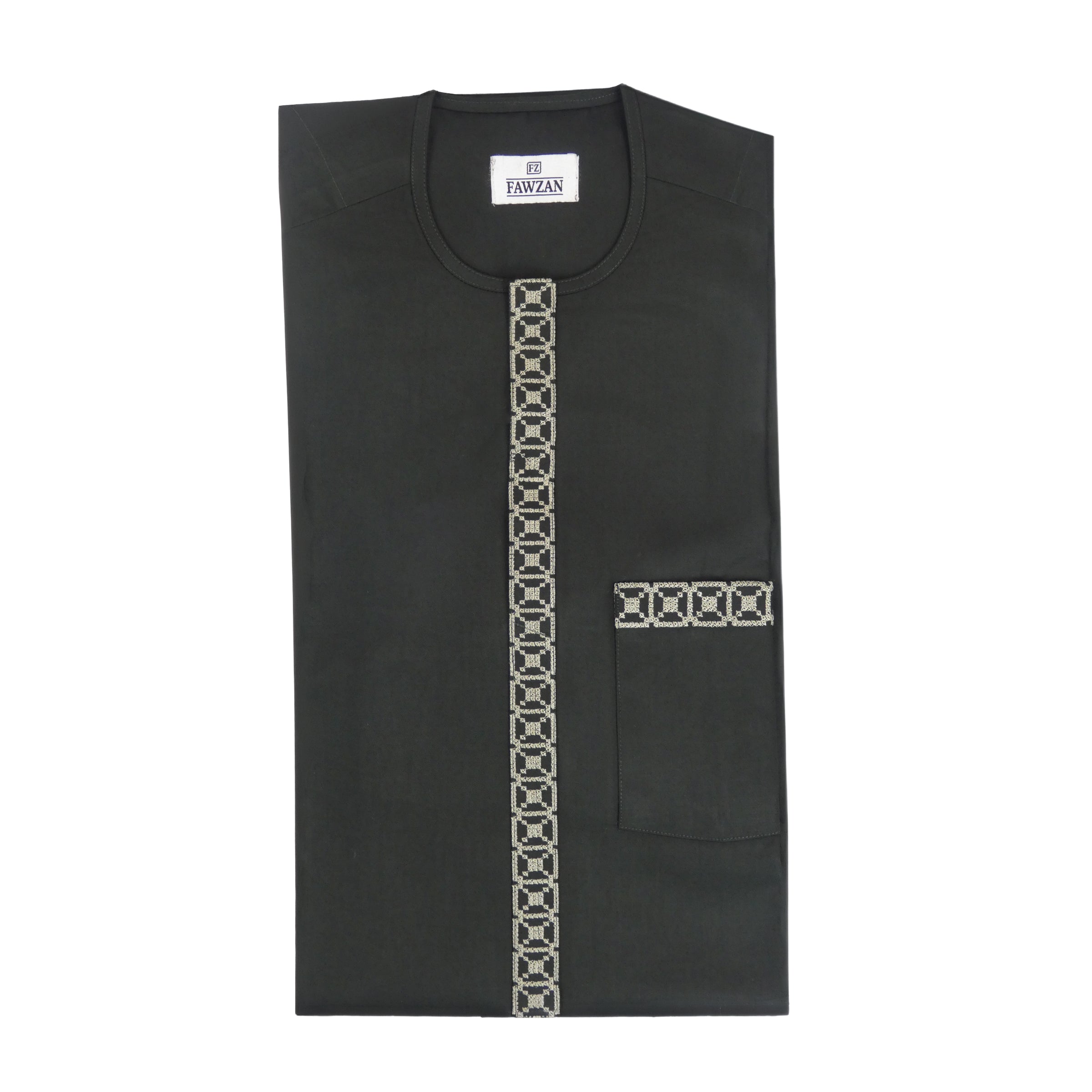 FAWZAN Green Kaftan Set #Design_D055