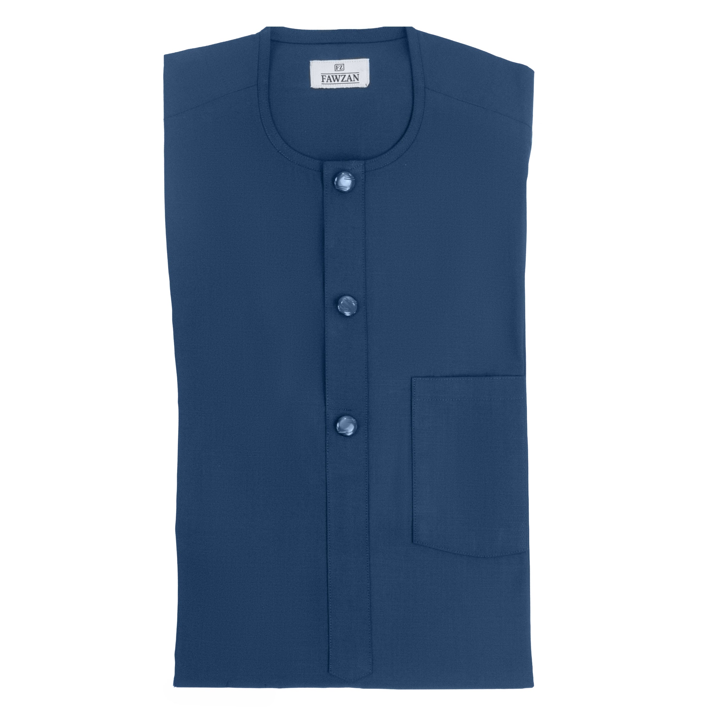 Agbada / Baban Riga Set – Navy Blue 008