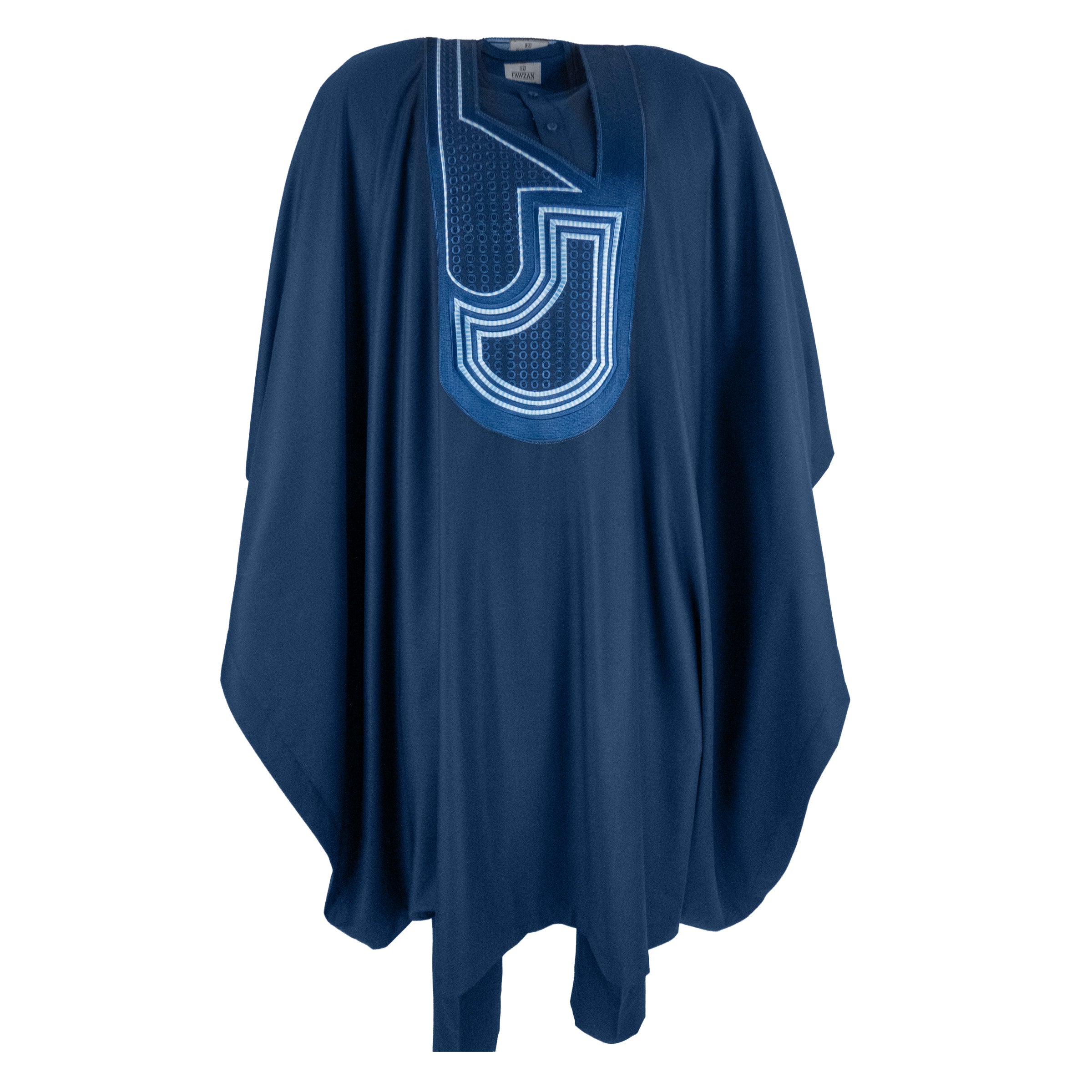 Agbada / Baban Riga Set – Navy 007