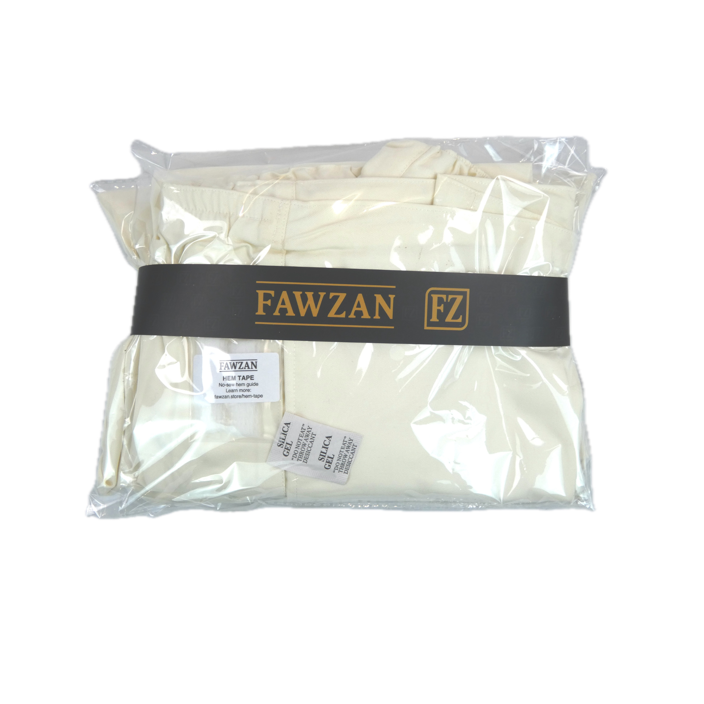 FAWZAN Cream Kaftan Set 