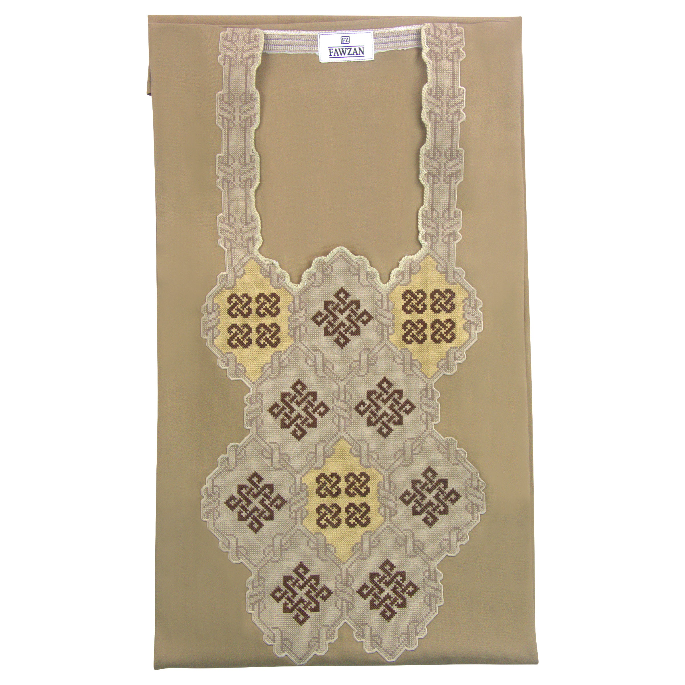 Agbada / Baban Riga Set – Tan 001