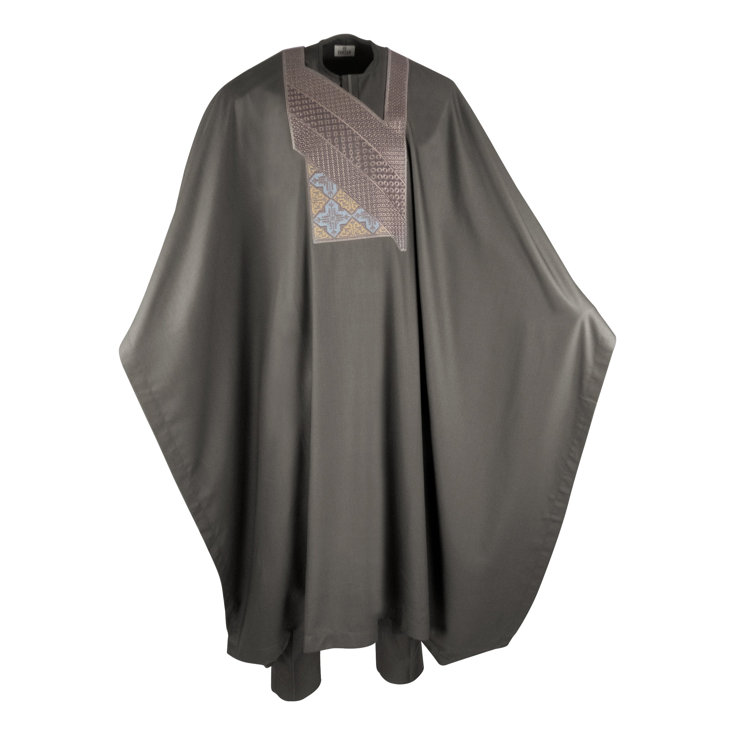 Agbada / Baban Riga Set – Taupe 010
