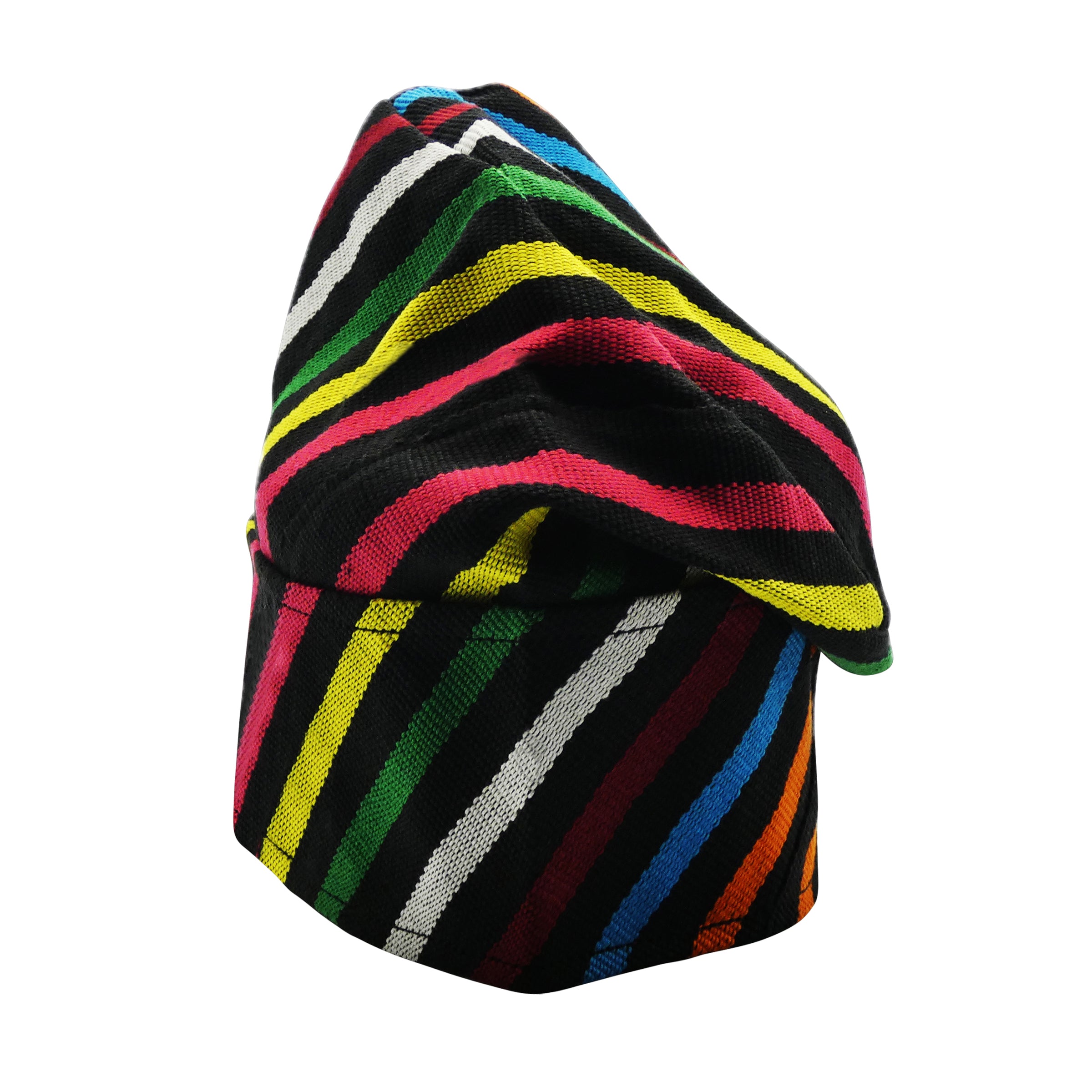 Multi-Colour Yoruba Fila – Folded Base