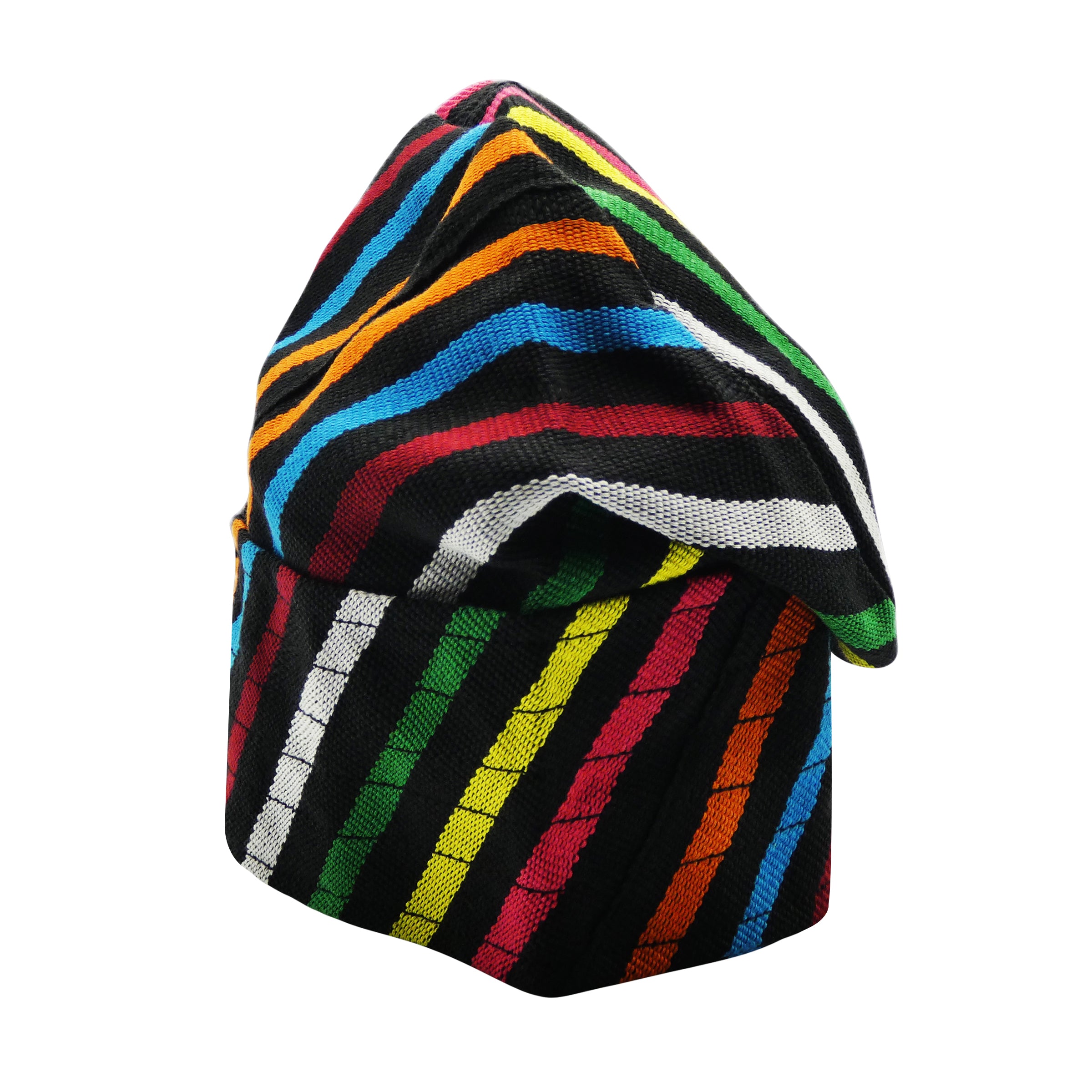 Multi-Colour Yoruba Fila – Multi-Stitched Base