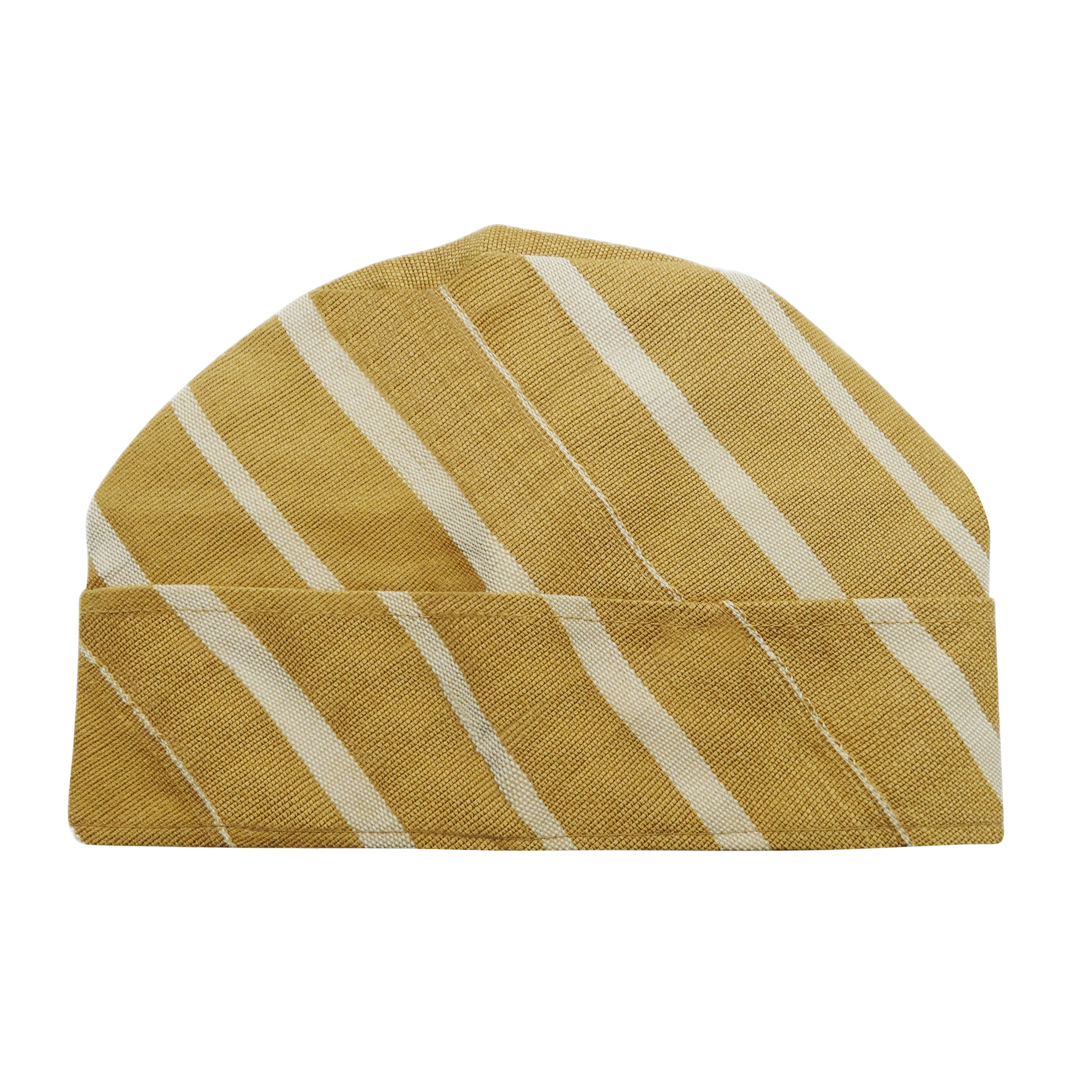 Brown & White Yoruba Fila - Folded Base