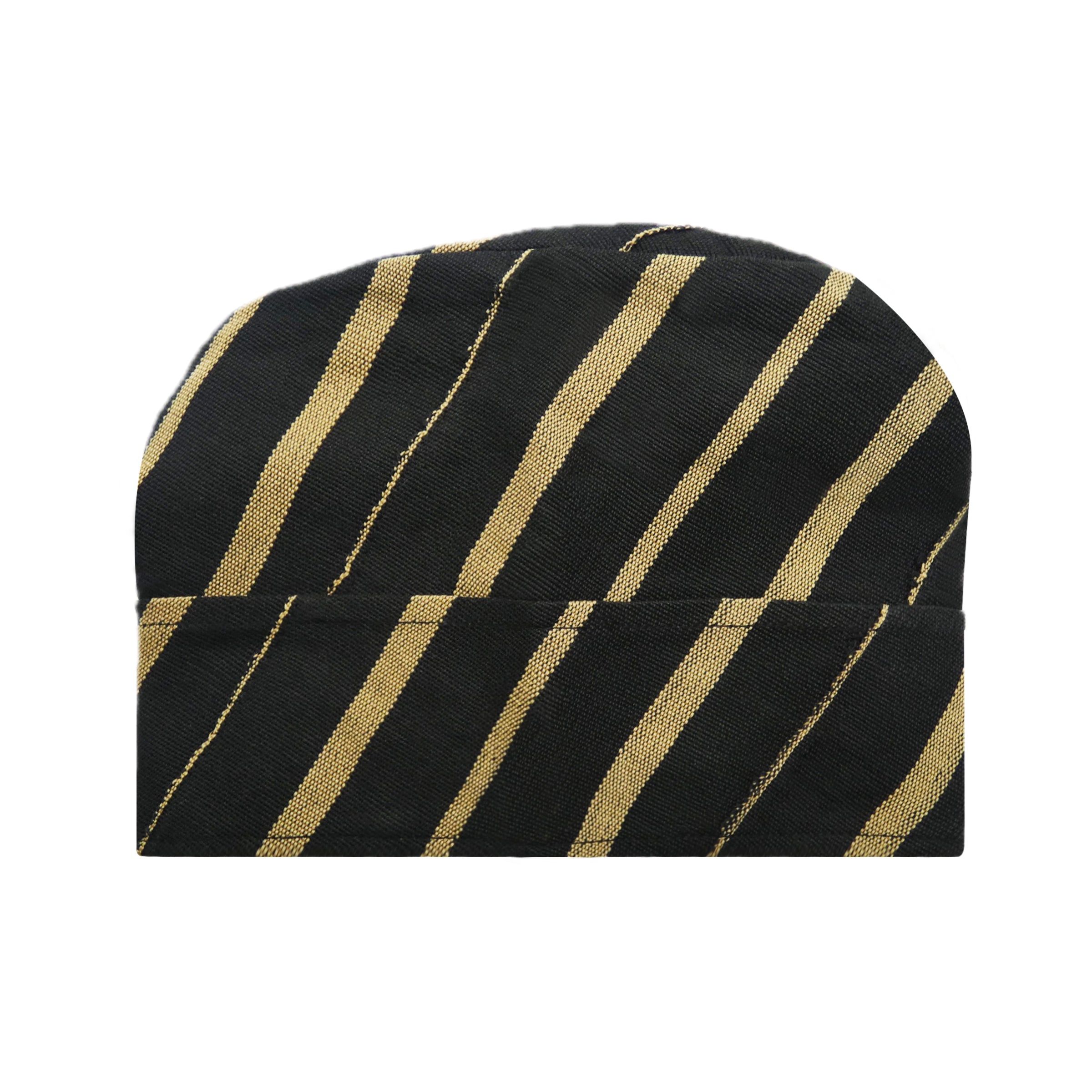 Black & Gold Yoruba Fila – Folded Base