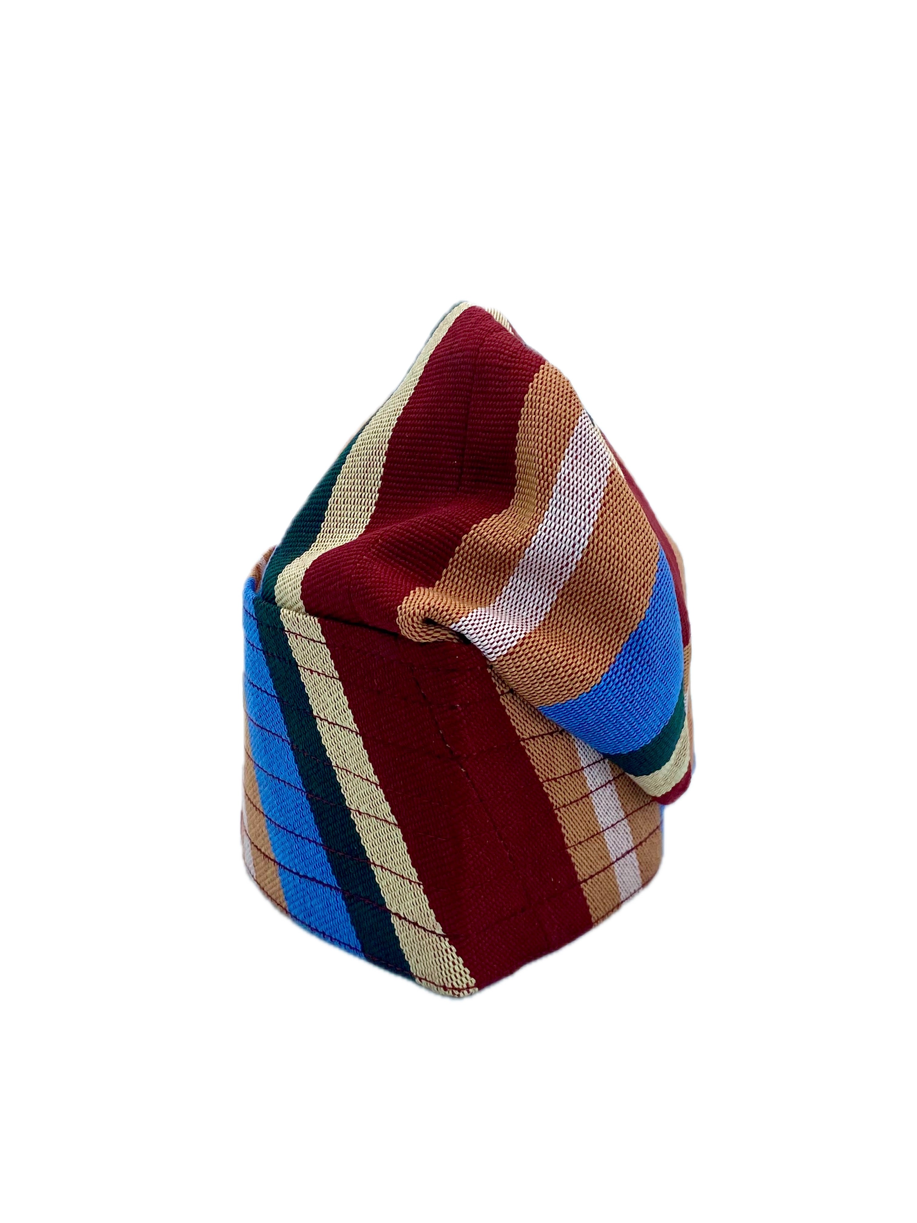Multi-Colour Yoruba Fila – Multi-Stitch Base