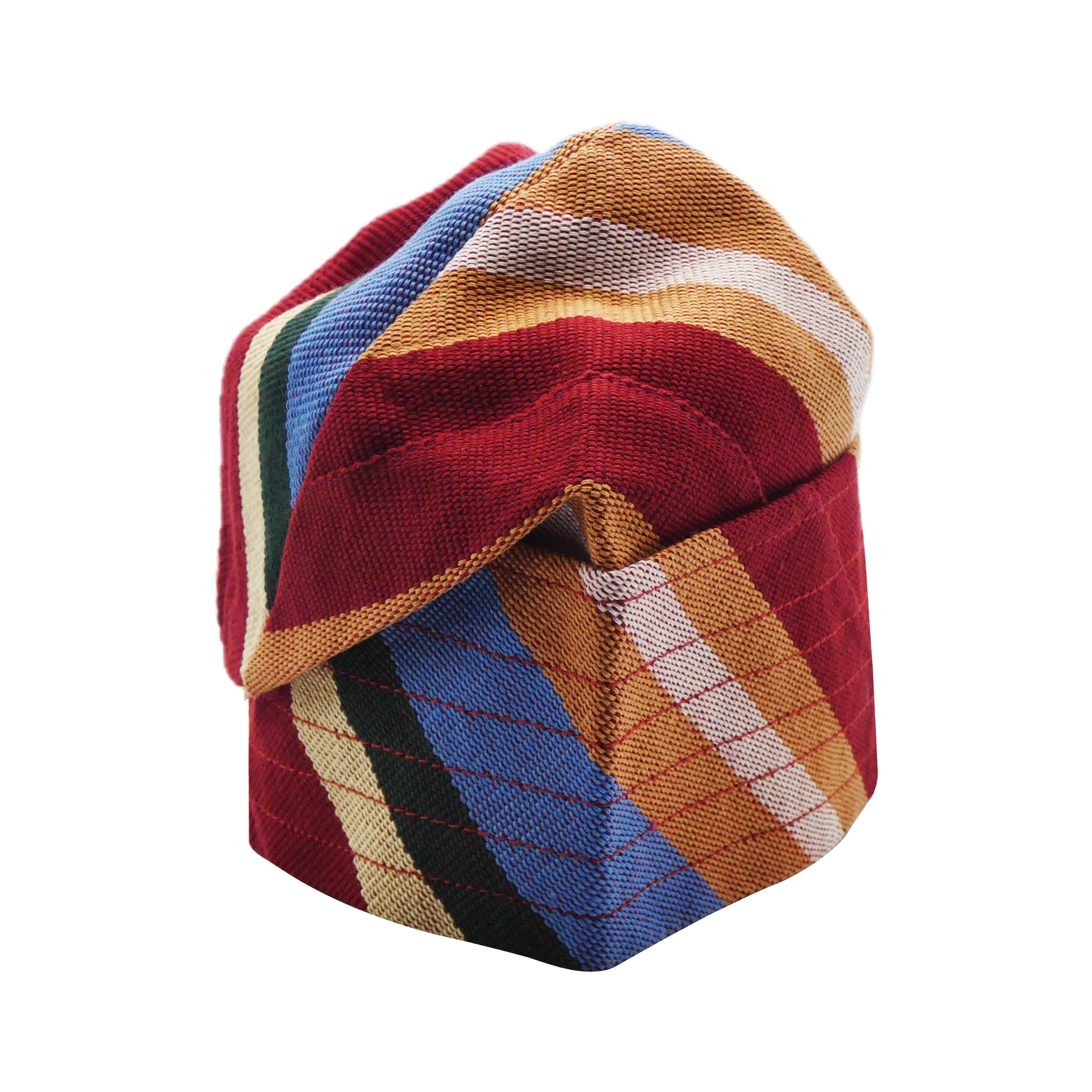 Multi-Colour Yoruba Fila – Multi-Stitch Base