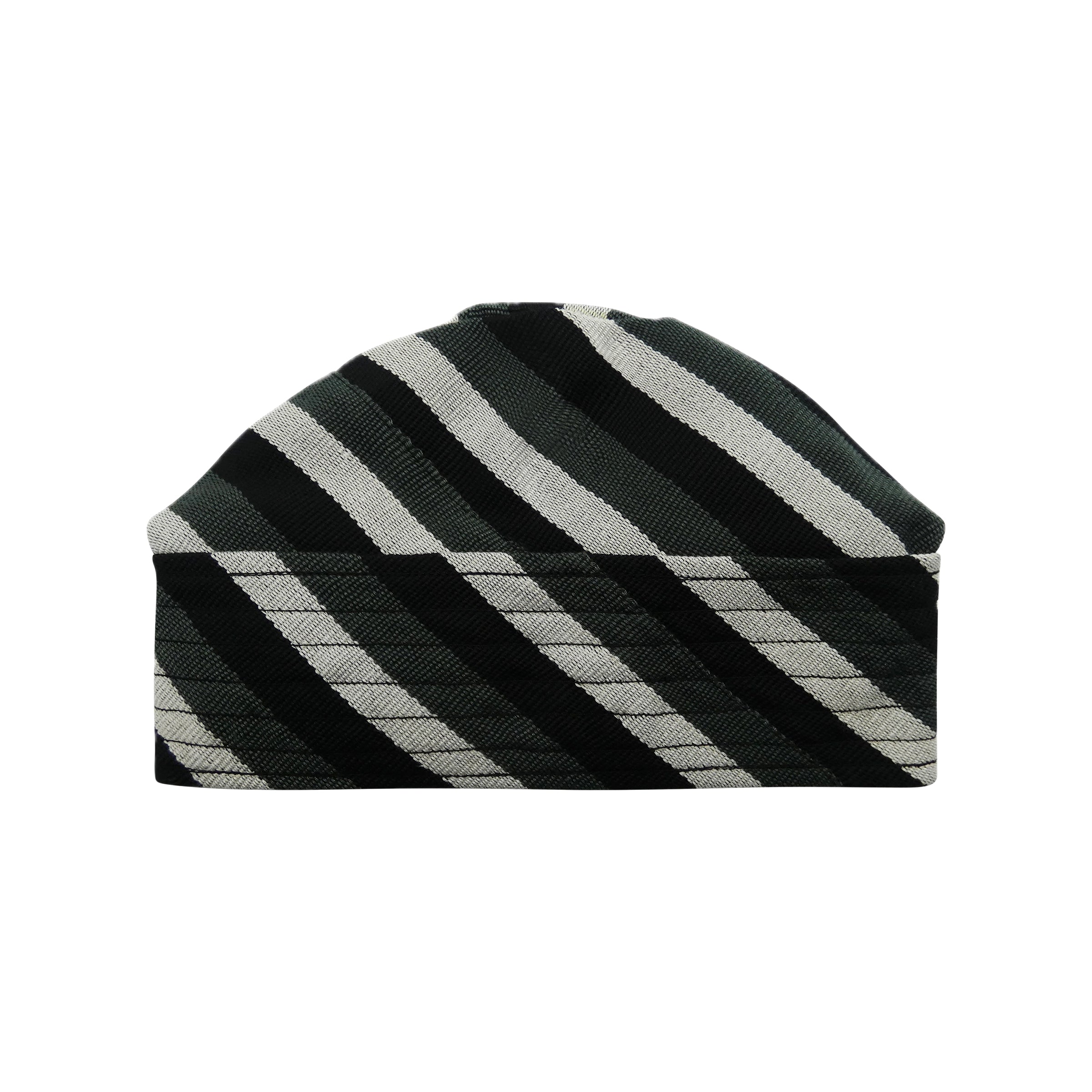 Grey & Black Yoruba Fila – Multi-Stitch Base