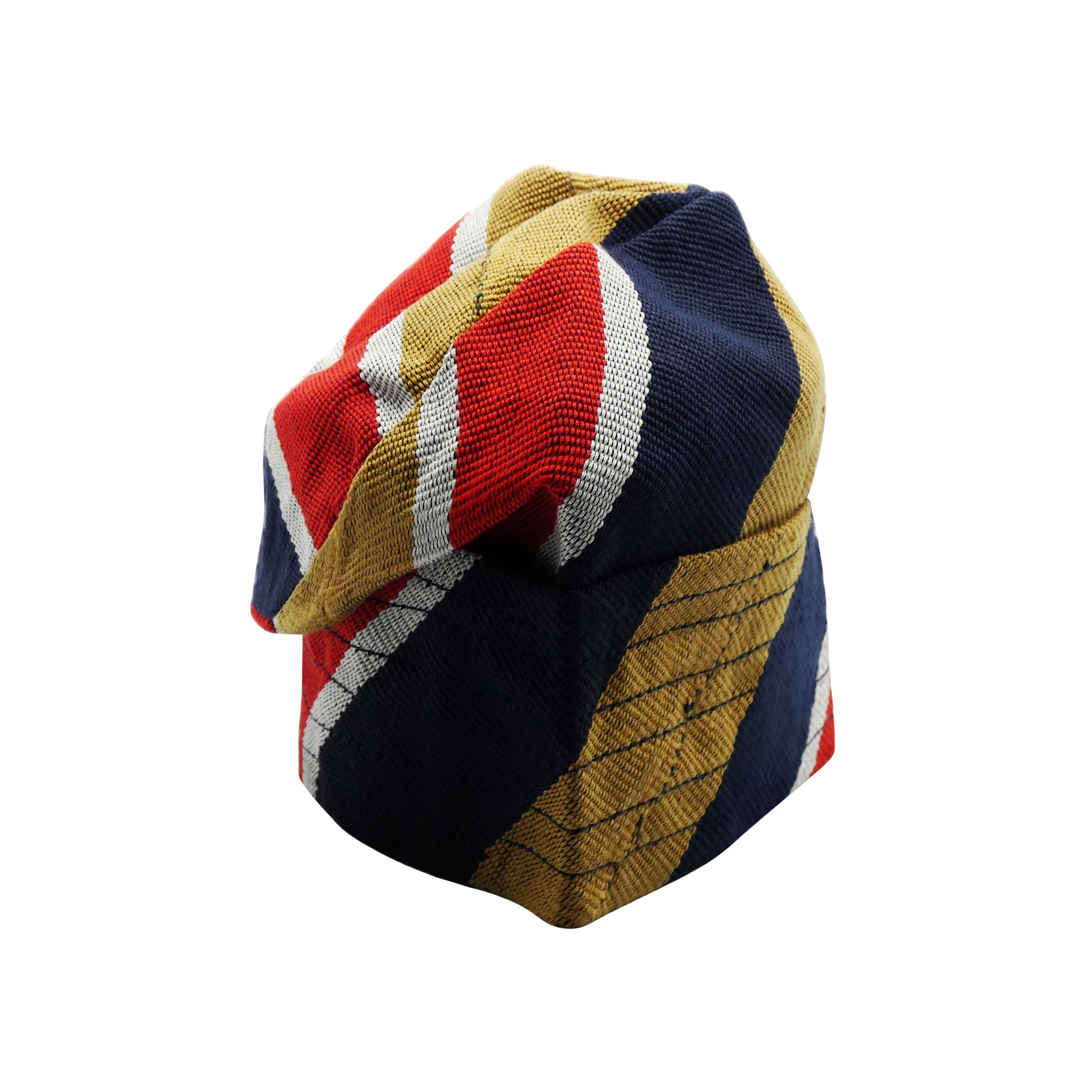 Navy Red Yoruba Fila – Multi-Stitch Base
