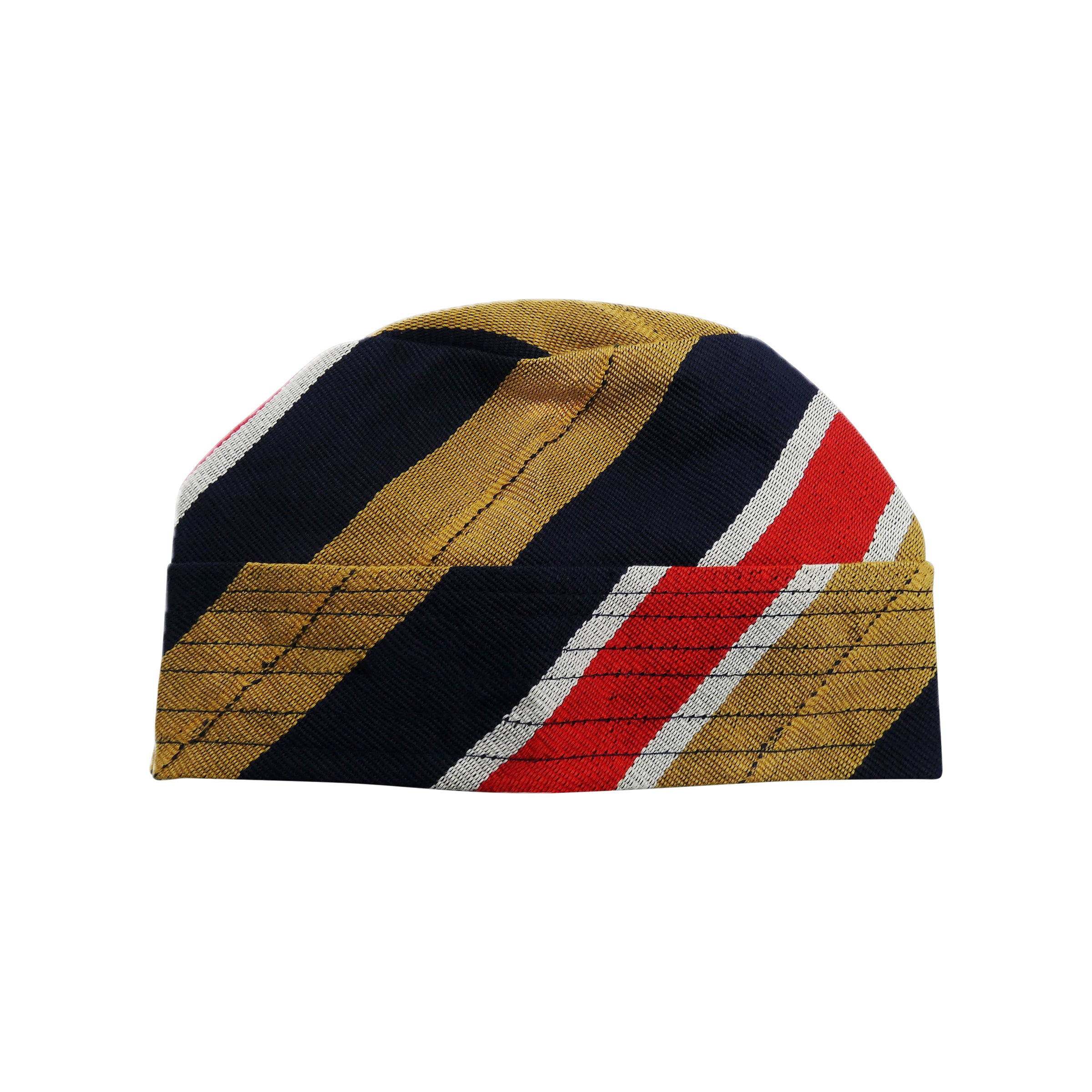 Navy Red Yoruba Fila – Multi-Stitch Base