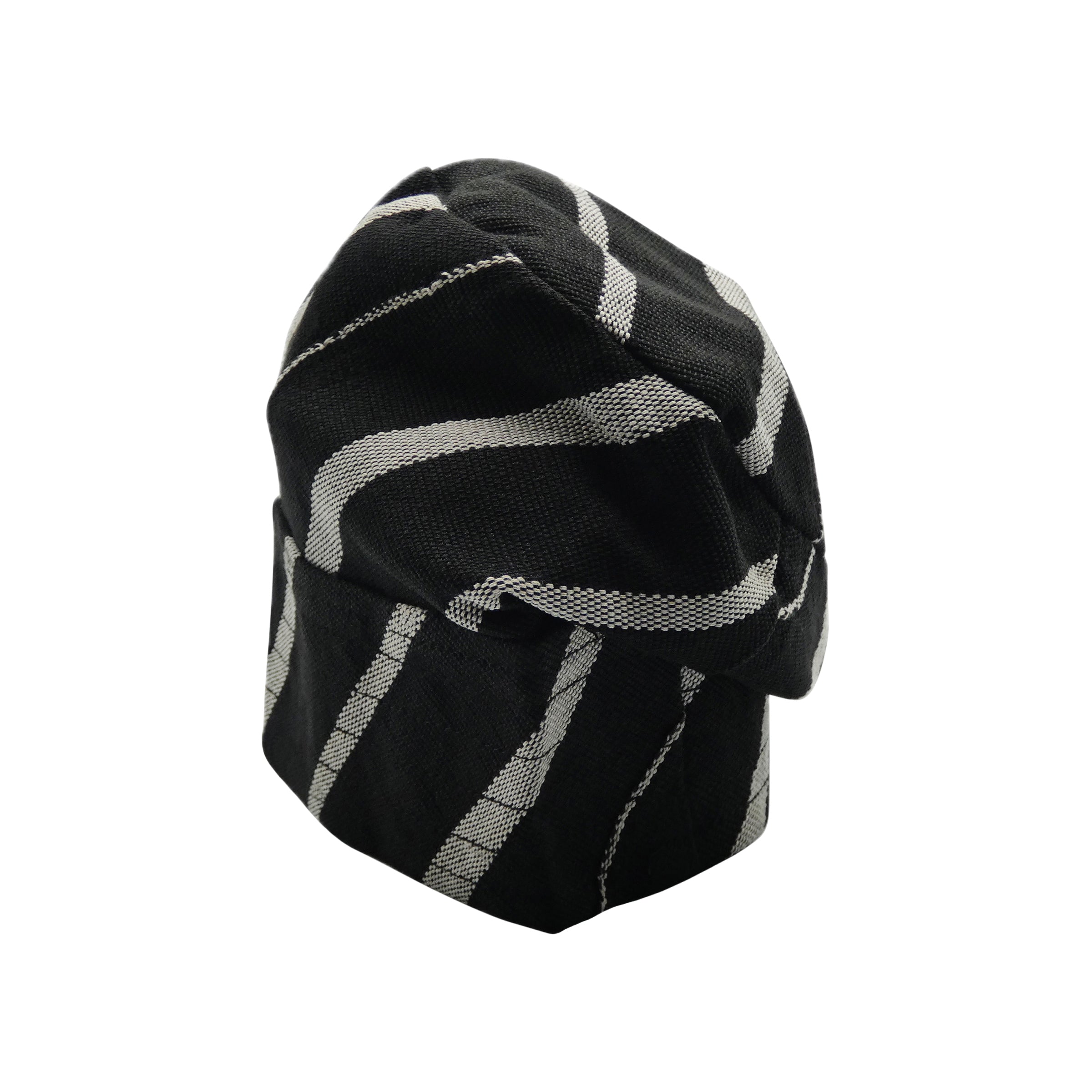 Black & Grey Yoruba Fila – Multi-Stitch Base