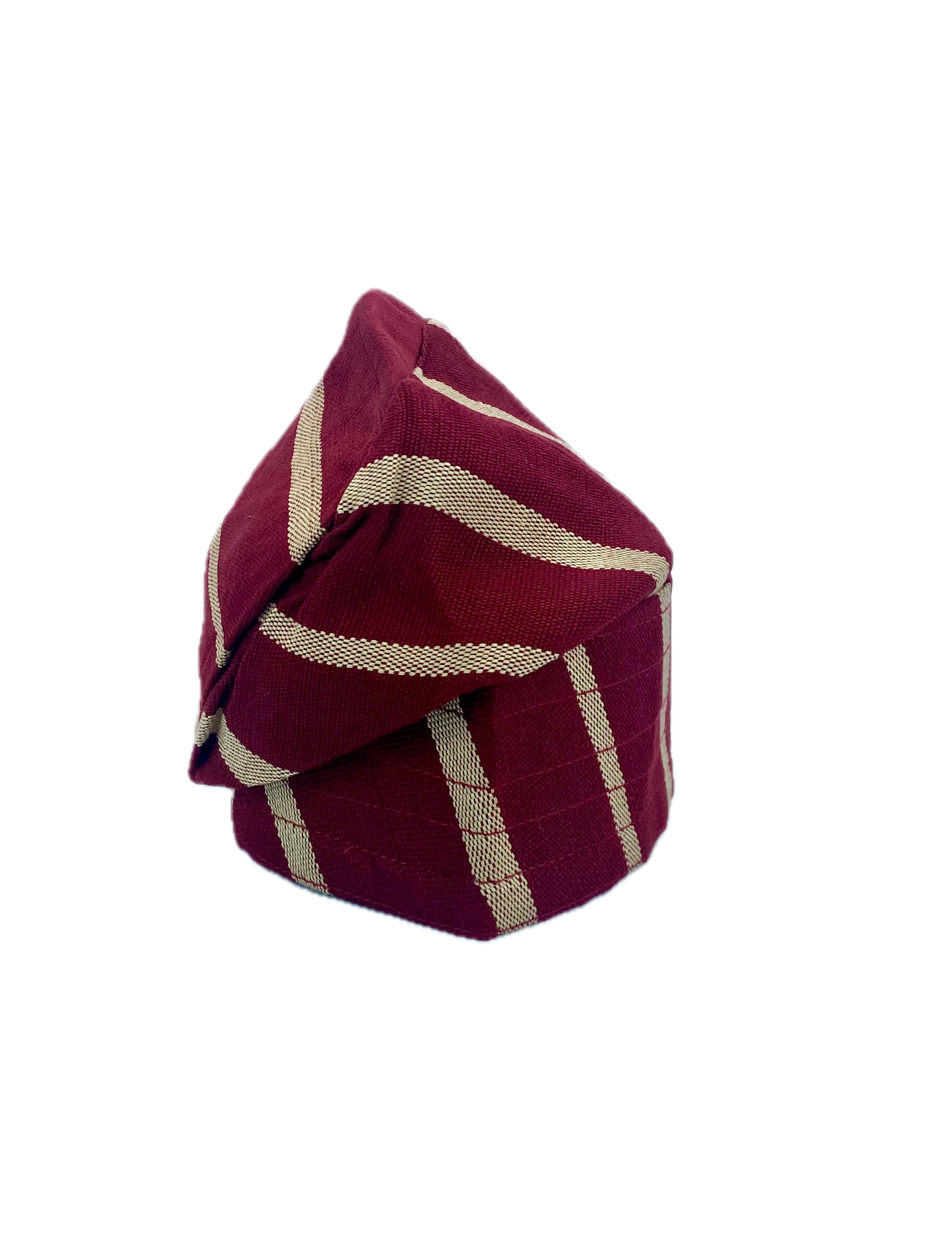 Fawzan kids Yoruba fila cap, traditional Nigerian Aso Oke hat for boys